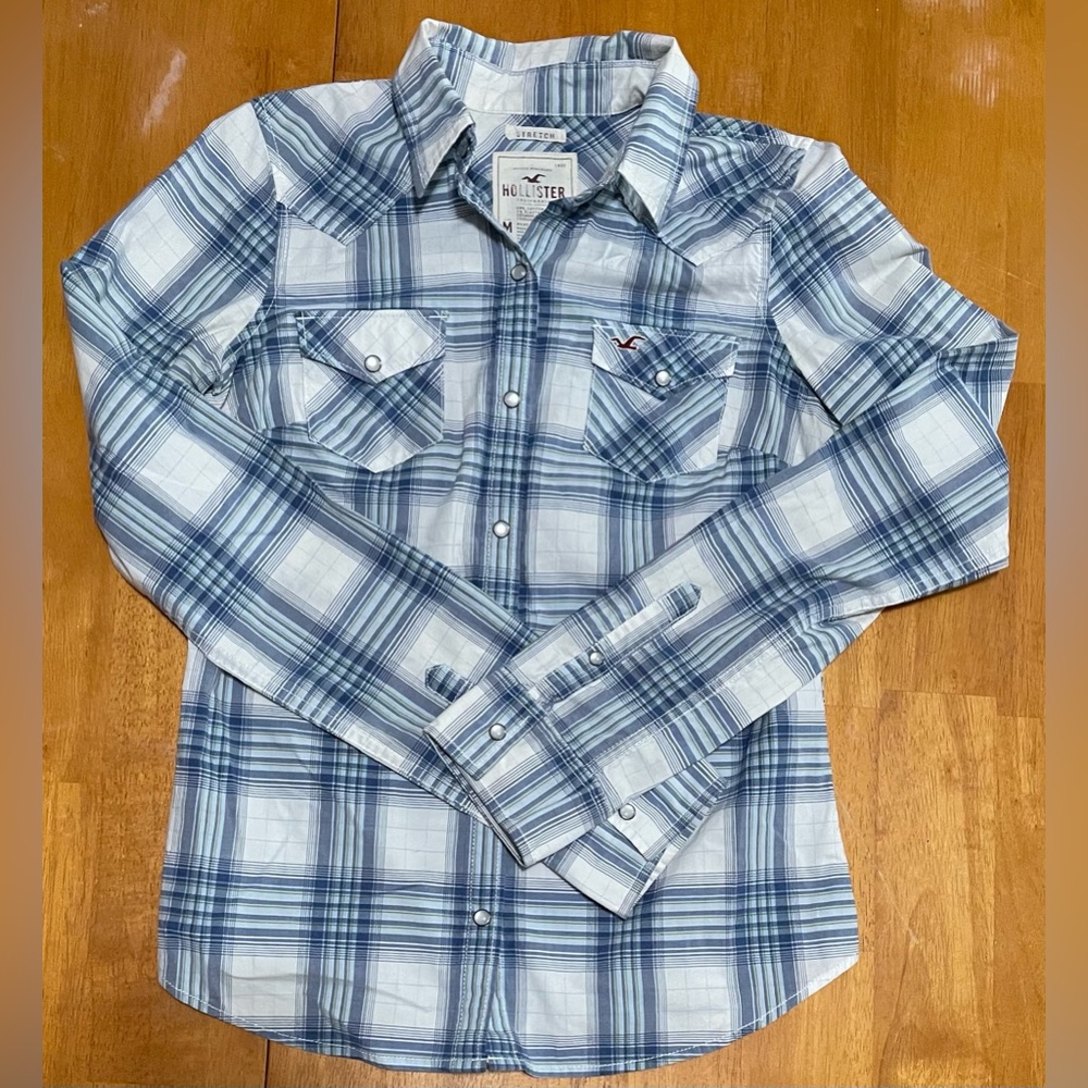 button down plaid shirt